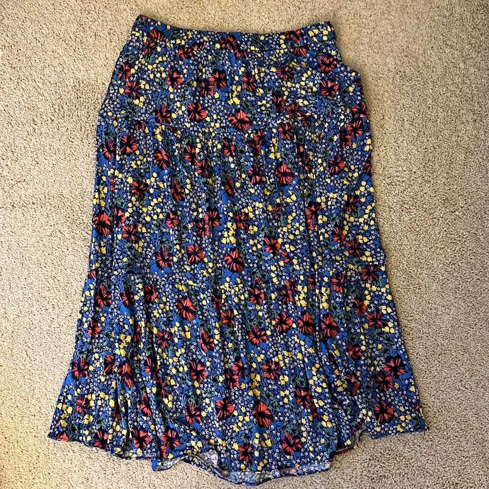 NWOT S Ann Taylor Floral Skirt